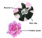 Flower Hair Clip Fabric Artificial Rose Flower Hairpin Barrette Brooch Headdress Bobby Pins Headwear Hair Accessories for wedding Party supplies(Rose Style;4.3 inches;6pcs)